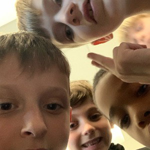 chilling with the boys