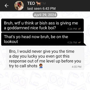 To @TEO216 and his 8k following