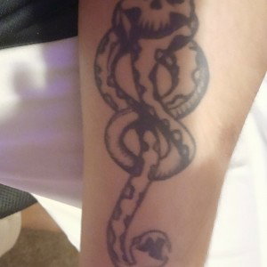 sweet tattoo you on neck arm 