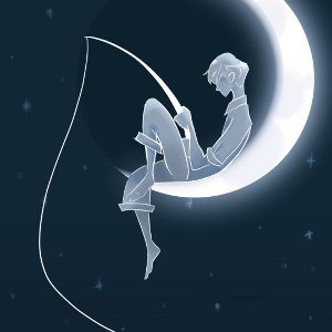 Boy On Moon