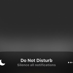 Take your phone off of DND