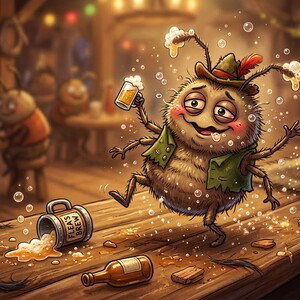 bubbly flea you drunk ass bee