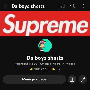 go subscribe to Da boys shorts 