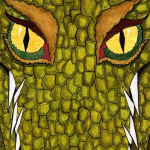 Crocodile face