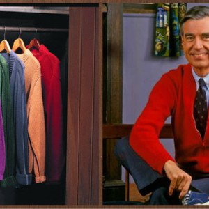 mr.rogers cardigans  (free verse)