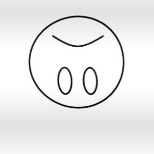 Sick smile permanent frown