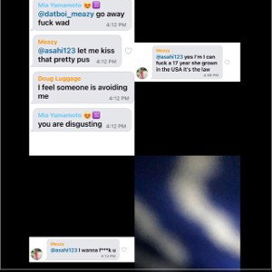 meazy a pedophile on bro 