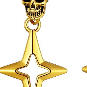golden skeleton star