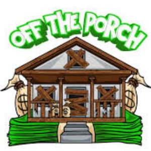 Jumped off the porch.