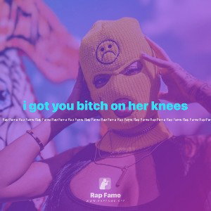 i got you bitch on her knees 