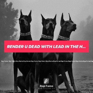 render u dead with lead in the head