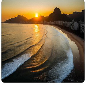 Ipanema's beach morning