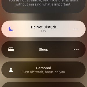 dnd-do no disturb 