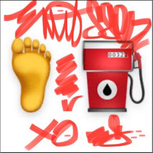 Foot on the gas
