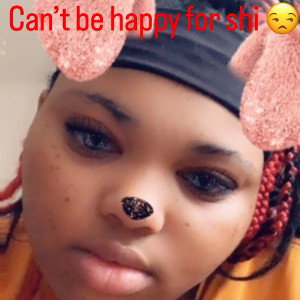 can’t be happy for shi 