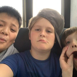 The bus ride home