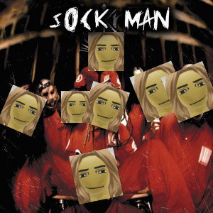 sock man sings eyeless by slipknot