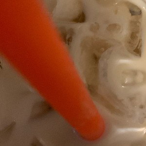 Carmel pumpkin spice latte from Ava 
