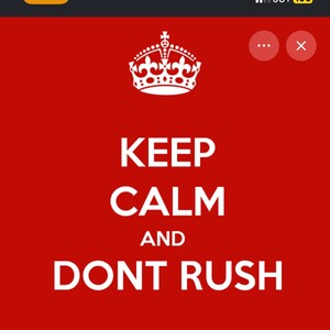 don’t rush
