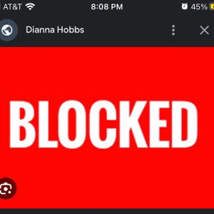 we try to tell the truth then we get blocked 