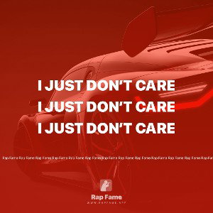 I just don’t care