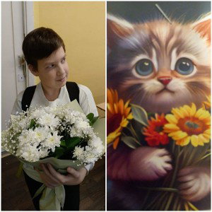 кто перед  школой будет Во дворике гулять Или от собак больших его то защищать Скажите ей пожалуйста есть щас у неё крас