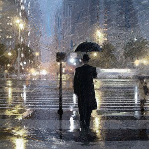 Christmas rain