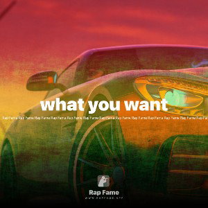 what you want 