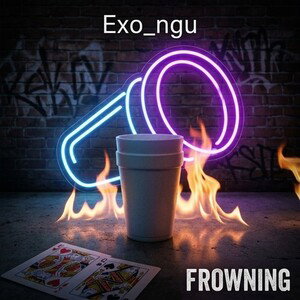 frowning 