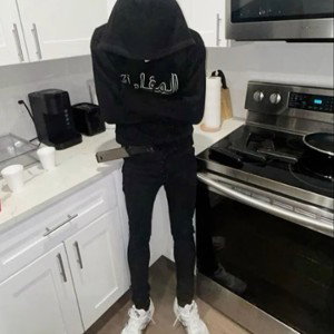 All black