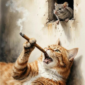 Рыжий кот 