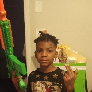JJ Junior rock out world lit up 😎😎