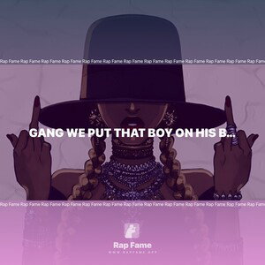 Gang we put that boy on his back