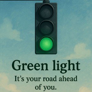На зеленый свет пойдешь? А? 🚦