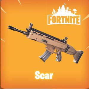 fortnite scar im Inventar 