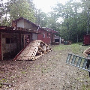 abandoned house