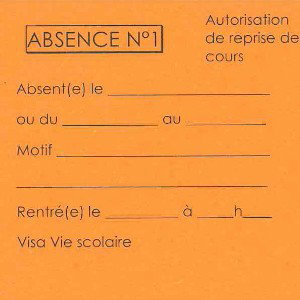 biller d'absence 