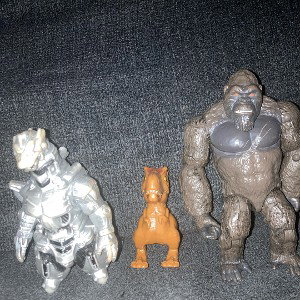 (Dead Kills) baby dinosaur ft mecha Godzilla ft other kong