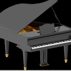playing the piano 