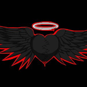 Black red hearts the beast coming back in