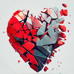 heart broken feeling