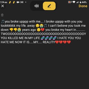 reality (but in lyrics)