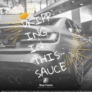 dripping in this sauce 