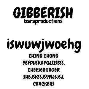 gibberish