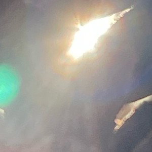 flying straight into the sun