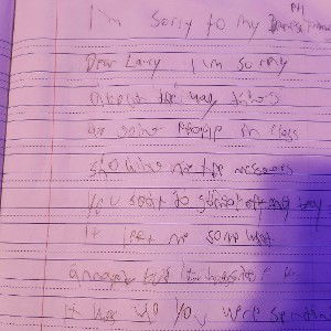 I'm Sorry To My Dearest Friend Part 1 (Lauren)