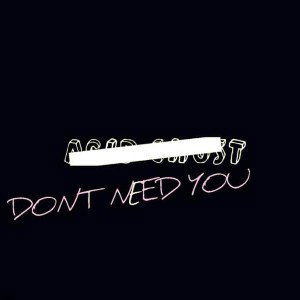 I DONT NEED YOU