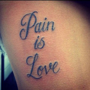 love will be pain 