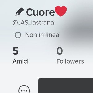 per me e un male sai?