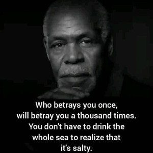 Love is a mistake & betrayal 